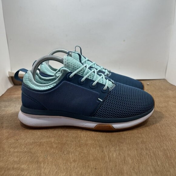 Kuru Atom Women Size 7.5 Wide Blue Running Training - Picture 1 of 10